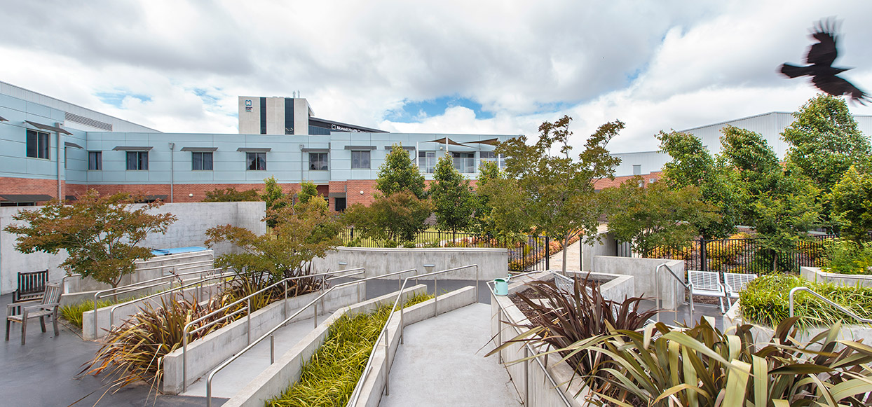 Exterior of the Casey Hospital building