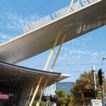 Exterior of the Melbourne Exhibition Centre
