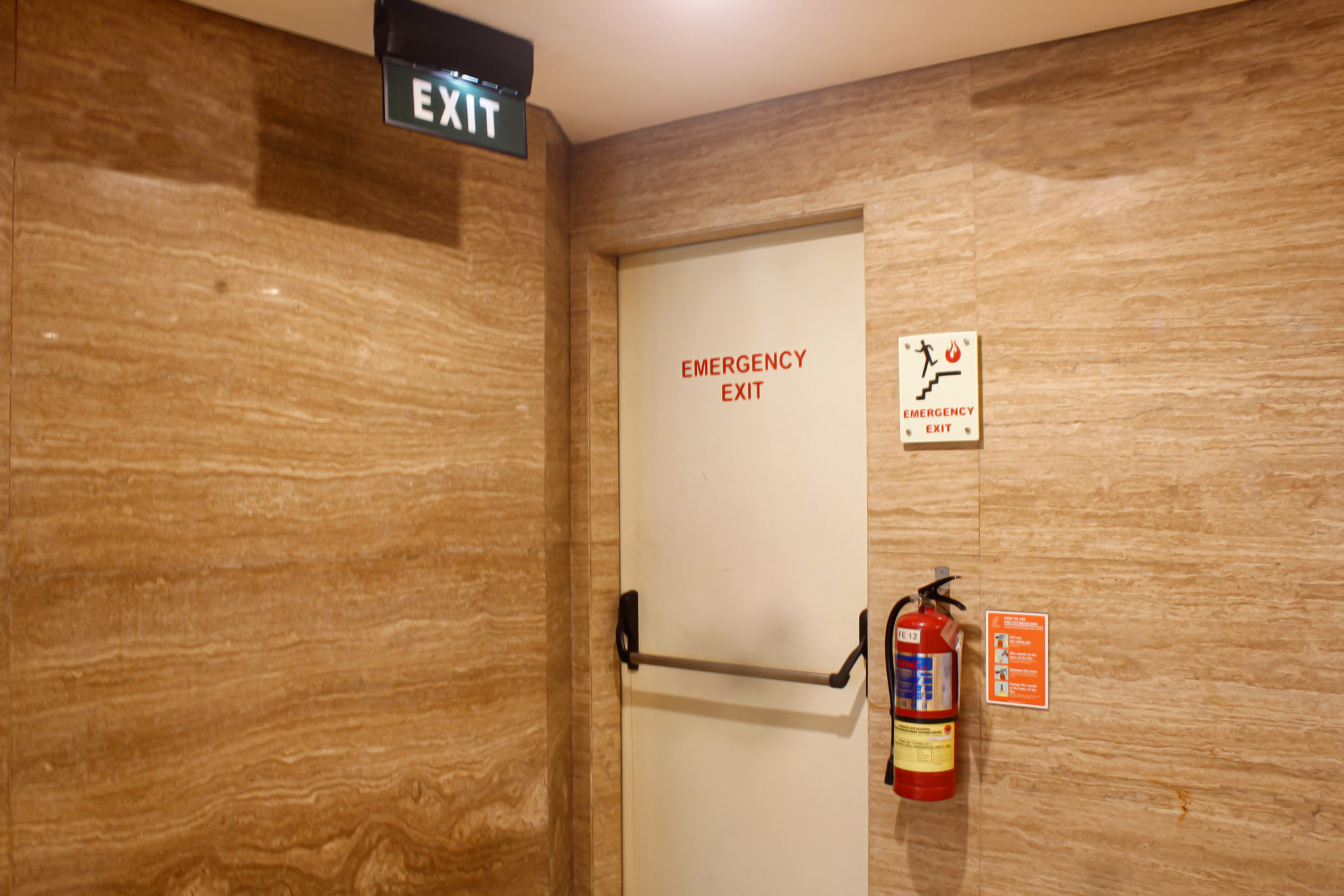 emergency exit door