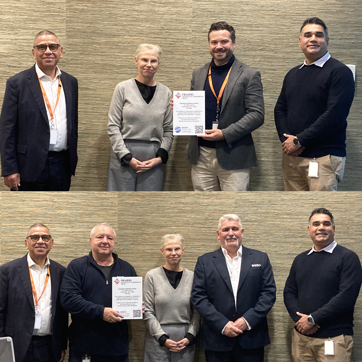 We are celebrating our first building in Australia to be formally recognised under our global BGIS Blue Zone Buildings™ program.